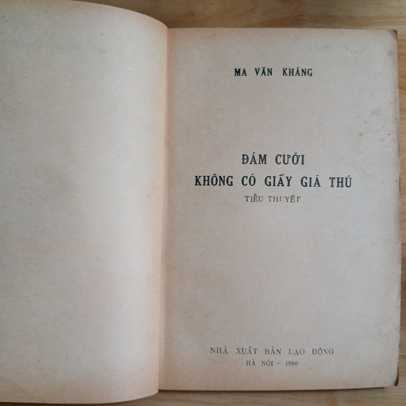 Đám Cưới Không Có Giấy Giá Thú (Xb 1999) - Ma Văn Kháng 475728