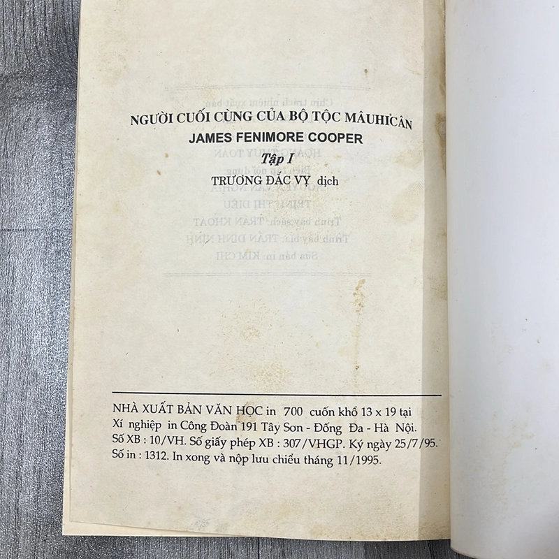 Người cuối cùng của bộ tộc Mâuhicân. Bộ 2 tập. 2a1 521732