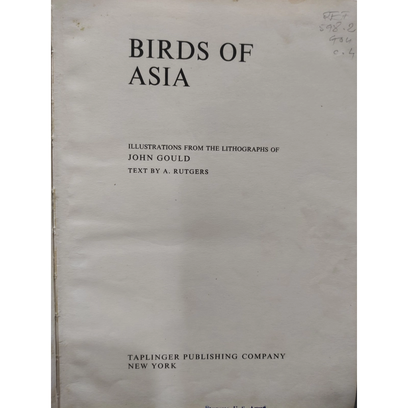 Birds of Asia - Abram Rutgers 292013