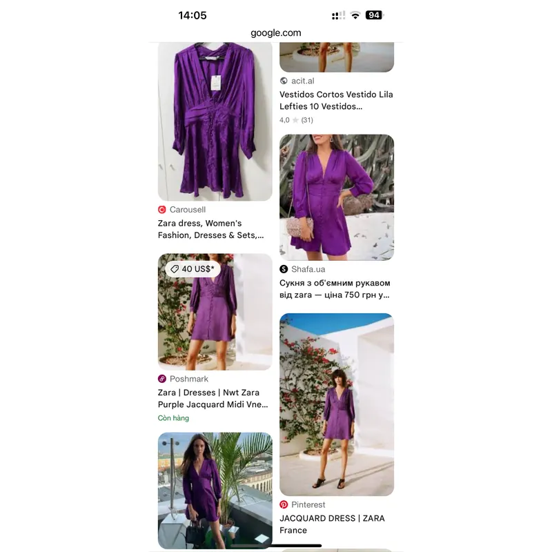 [Siêu Phẩm Hiệu Auth] Đầm váy vintage Za.ra cổ V nhún eo tay bồng 2 khuy hottrend 696768