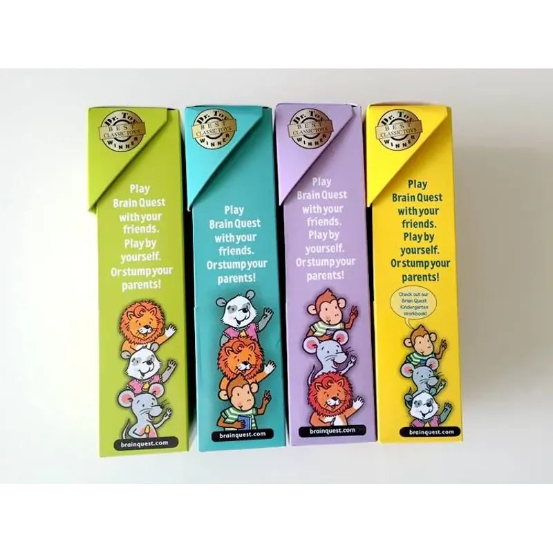 Brain quest 2-6 tuổi (Sách nhập) - 4 hộp thẻ 759578