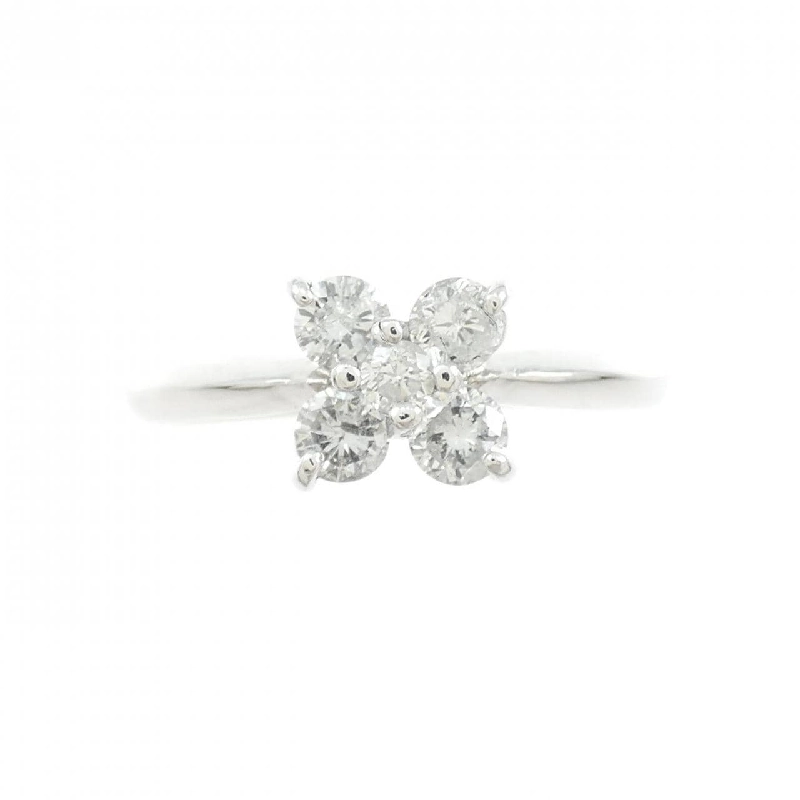 Nhẫn kim cương hoa PT900 0.46CT 668209