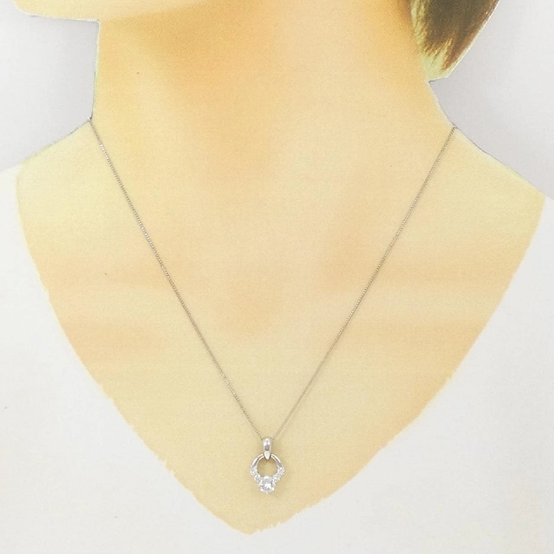 Dây chuyền kim cương PT900/PT850 0.38CT - Hàng hiệu Chính hãng 866012