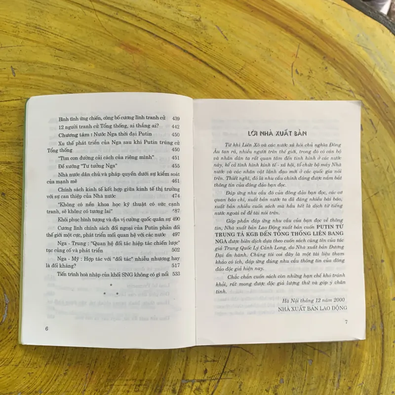 PUTIN TỪ TRUNG TÁ KGB ĐẾN TỔNG THỐNG LIÊN BANG NGA - LÝ CẢNH LONG  1023317