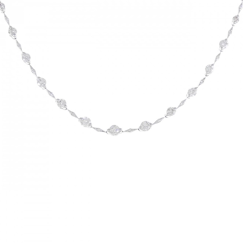 K18WG Dây chuyền kim cương 3.06CT - Hàng hiệu Chính hãng 862815