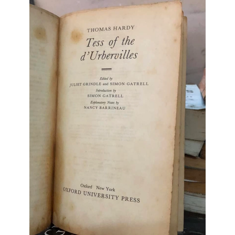 Sách Tess of the D'Urbervilles 306882