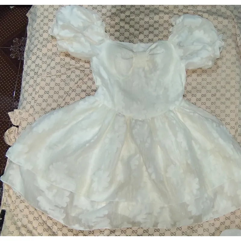 Váy xòe ren hoa  1022789