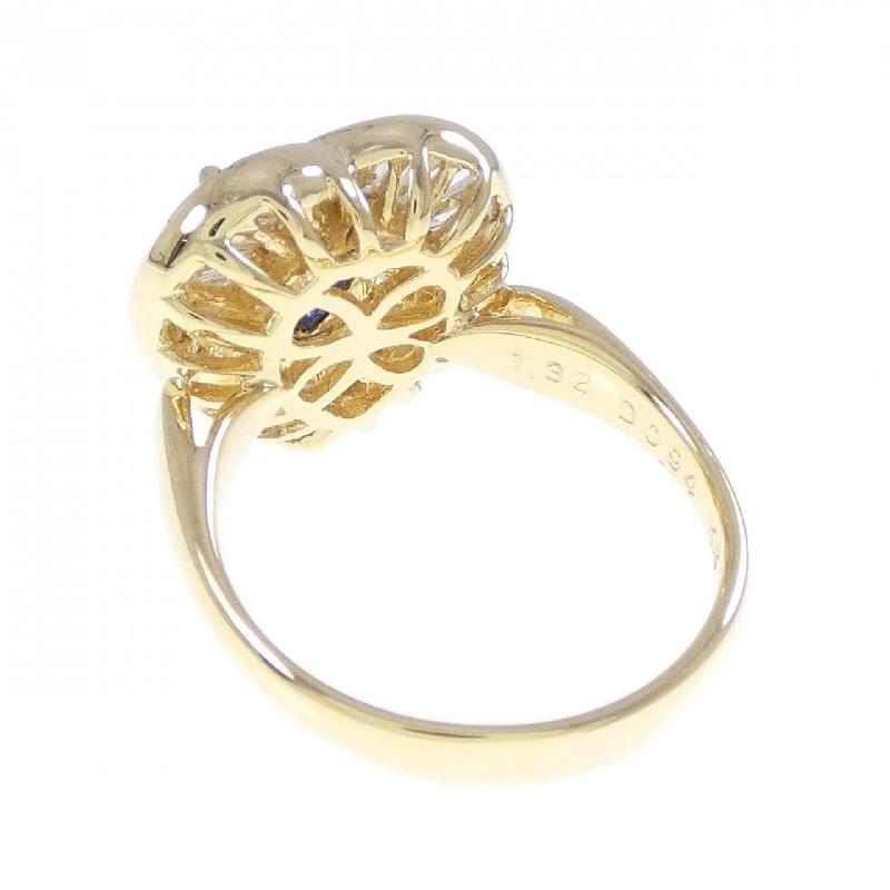 Nhẫn Sapphire Hình Trái Tim K18YG 1.32CT 666082