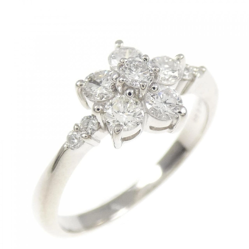 Nhẫn kim cương hoa PT900 0.53CT - Hàng hiệu Authentic 852533