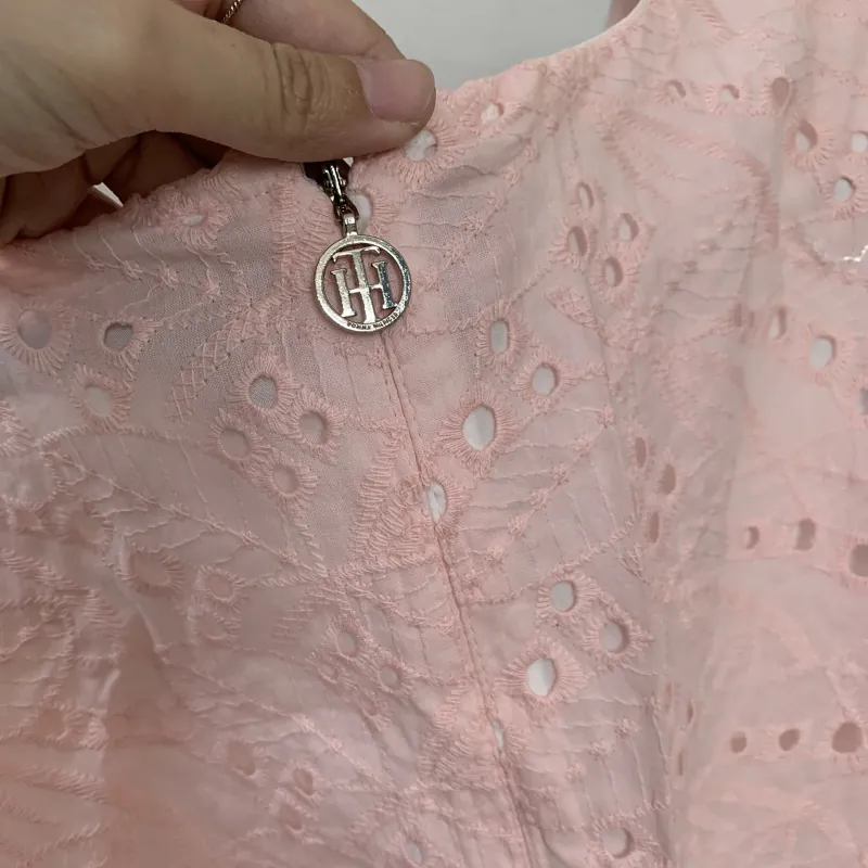 Đầm Tommy nữ không tay hồng 792126