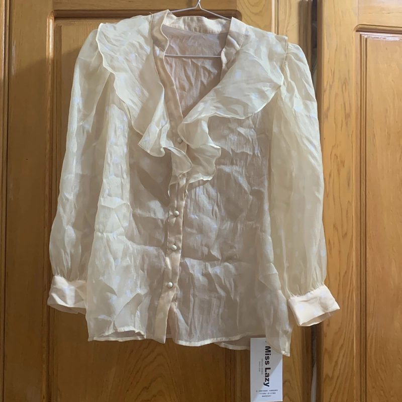 áo sơmi tơ bi vàng QC 459755