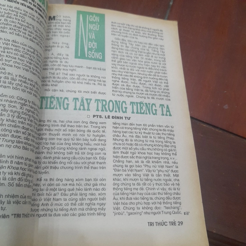 TRI THỨC TRẺ số 7 tháng 1.1996 461008