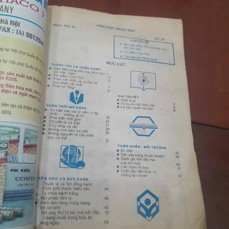 HÓA HỌC NGÀY NAY số 38 tháng 5.1996 603529