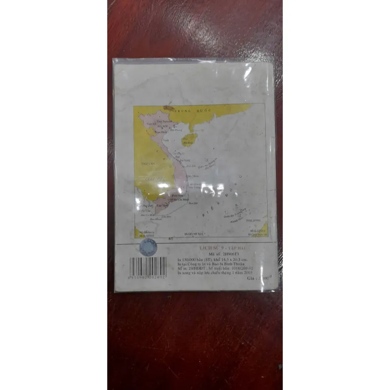 Lô 2 quyển Lịch sử 9, in năm 2003 713590
