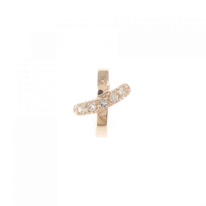 K10PG Bông tai kim cương 0.05CT một bên - Hàng hiệu Authentic 863310