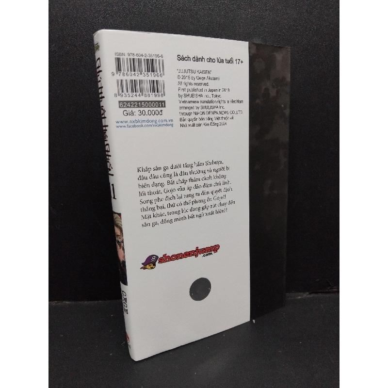 Chú thuật hồi chiến tập 11 Biến cố Shibuya Khai môn Gege Akutami mới 90% ố nhẹ, ẩm nhẹ 2024 HCM.ASB0711 917371