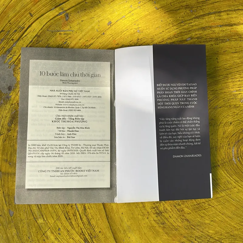 10 BƯỚC LÀM CHỦ THỜI GIAN - DAMON ZAHARIADES 735767