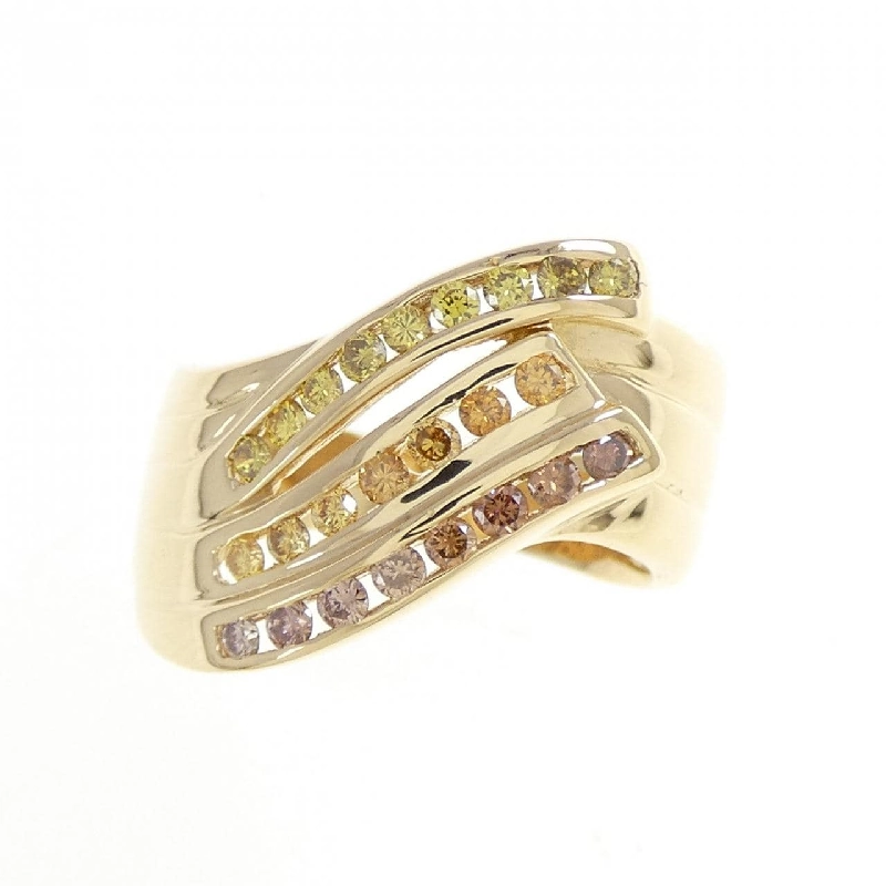 Nhẫn kim cương K18YG 0.42CT - Hàng hiệu Authentic 854600