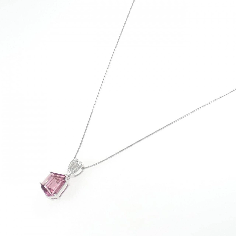 K18WG Tourmaline Necklace 3.07CT - Hàng hiệu Authentic 861157