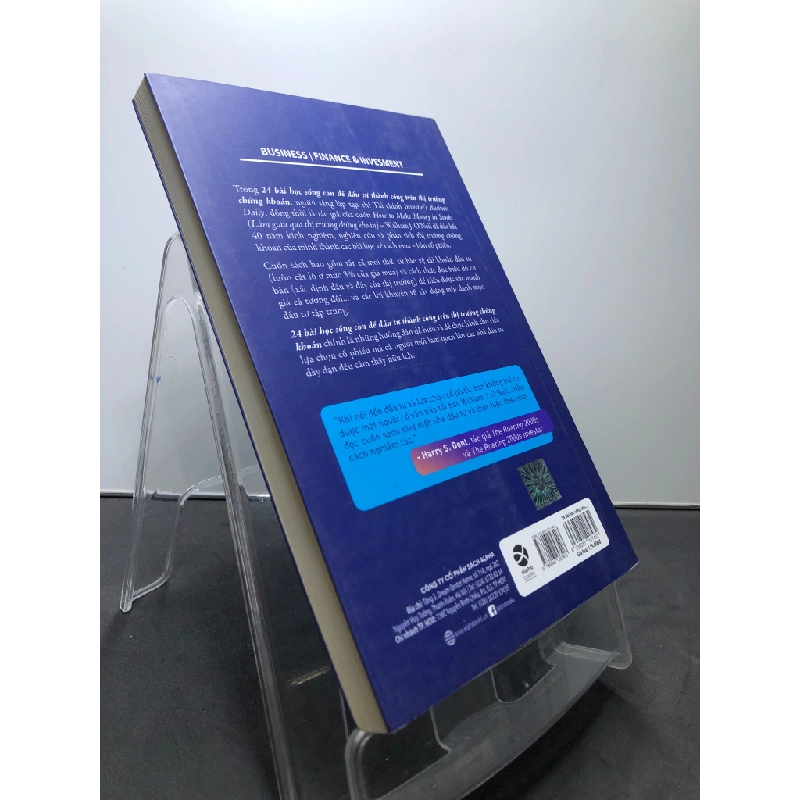 24 bài học sống còn để đầu tư thành công trên thị trường chứng khoán 2021 mới 90% William J.O'Neil HPB1107 KINH TẾ - TÀI CHÍNH - CHỨNG KHOÁN 184403