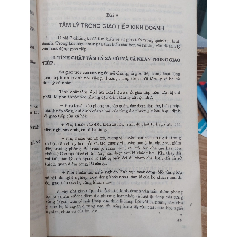 Tâm Lý Học Trong Quản Trị Kinh Doanh – PTS. Bùi Ngọc Oánh 551185