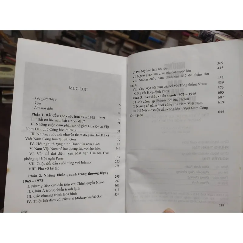 Sách: Những cuộc đàm phán về hoà bình Việt Nam (A2) - Tác giả: Nguyen Phu Duc 674684
