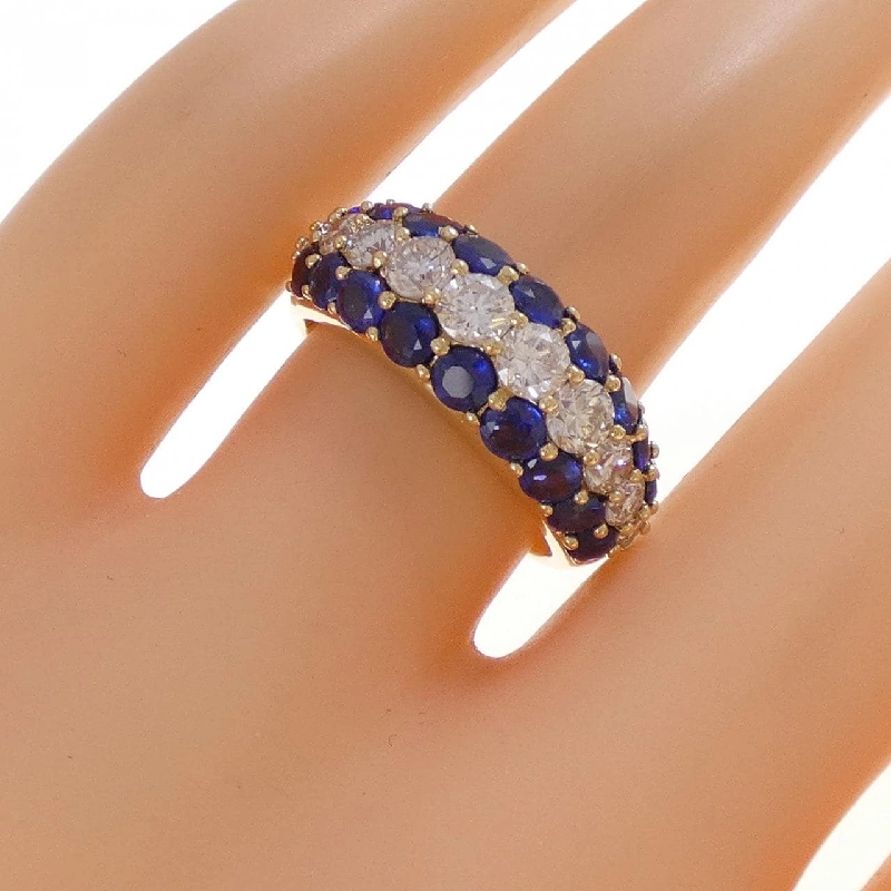 Nhẫn Sapphire K18YG 2.02CT - Hàng hiệu Chính hãng 851994