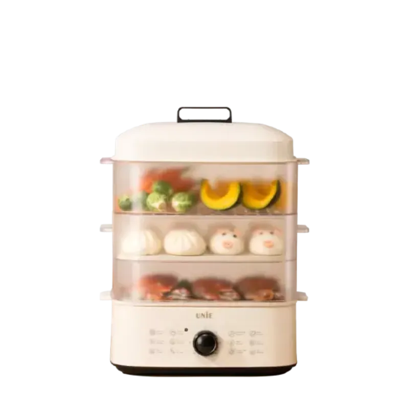Nồi hấp UNIE UE560 dung tích lớn 18L, 3 tầng hấp, 12 tính năng tiện lợi 574520