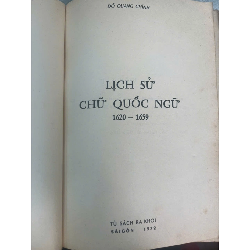 LICH SỬ CHỮ QUỐC NGỮ 1620-1659 536629
