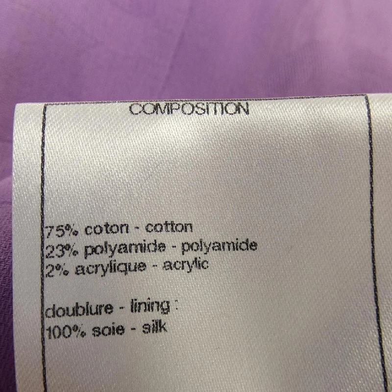 【Mã giảm giá】Áo khoác không cổ CHANEL 642560