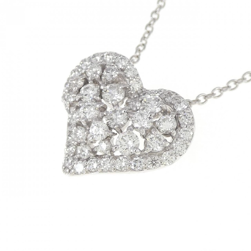 Ponte Vecchio Dây chuyền trái tim kim cương 0.95CT - Hàng hiệu Authentic 845834