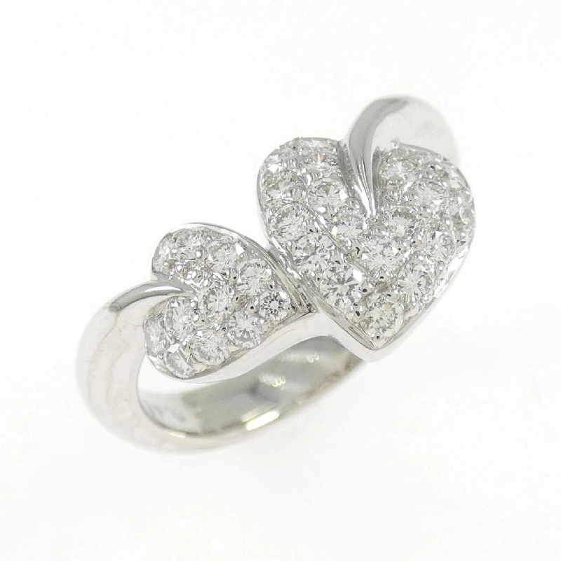 Nhẫn kim cương lá K18WG 0.45CT - Hàng hiệu Authentic 855368