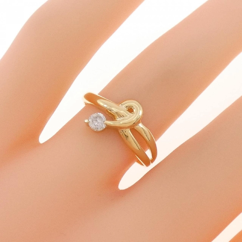 Nhẫn kim cương K18YG 0.13CT - Hàng hiệu Authentic 851755