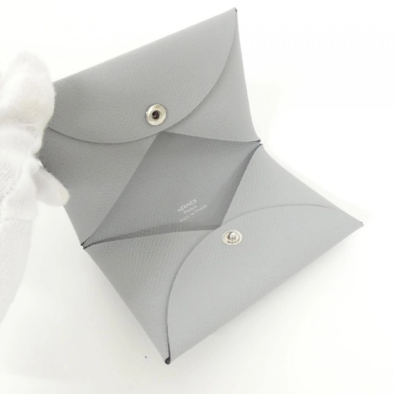 【Sản phẩm chưa sử dụng】Thẻ đựng thẻ Hermes Calvi 044164CK 622378