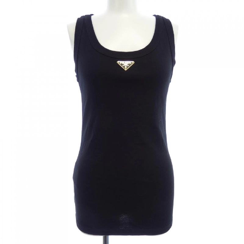 Áo tank top lưới logo tam giác PRADA 39546X S222 10Z0 - Hàng hiệu Chính hãng 632600