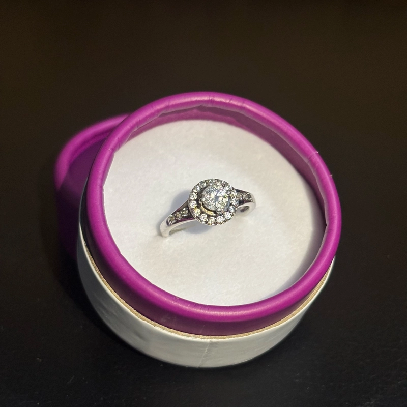 Nhẫn bạc PNJ size 14 521673
