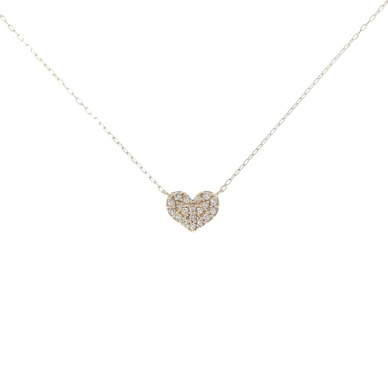 K10YG Heart Ruby Necklace - Hàng hiệu Authentic 857120