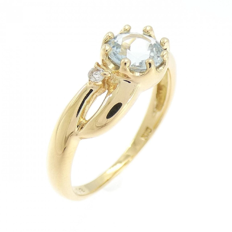 Nhẫn Aquamarine K18YG - Hàng hiệu Authentic 846518