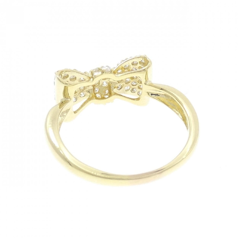 Nhẫn kim cương pavé hình ruy băng K18YG 0.50CT - Hàng hiệu chính hãng 847716