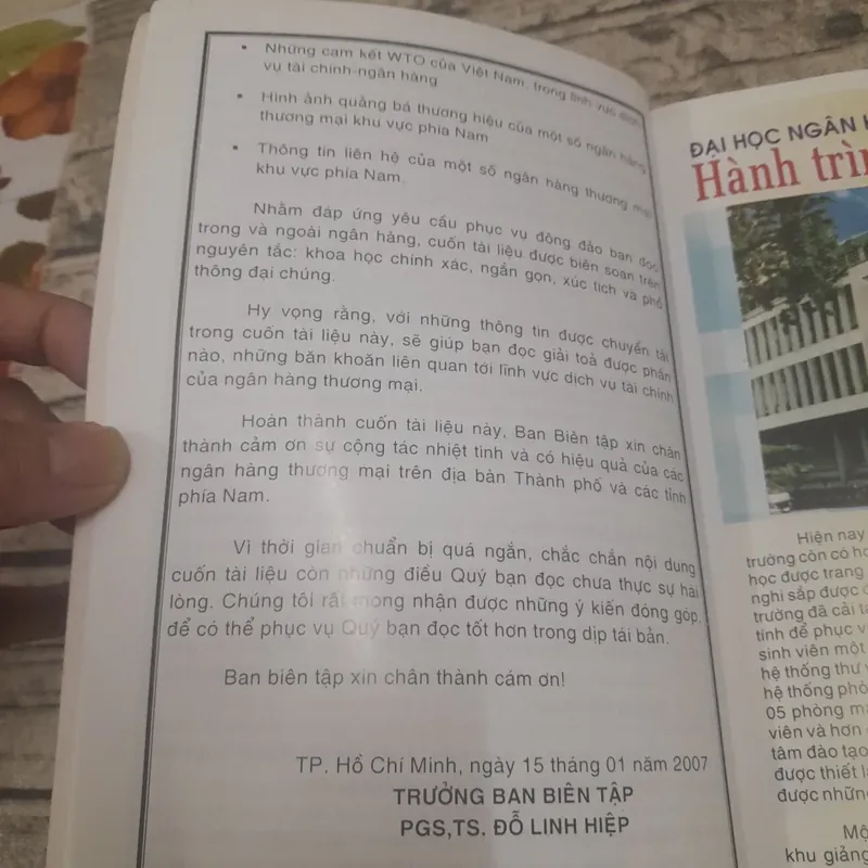 Sổ tay Dịch vụ Ngân hàng. Trường ĐH Ngân Hàng. 675492