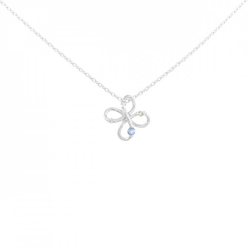 K18WG Blue Topaz Necklace - Hàng hiệu Authentic 858844