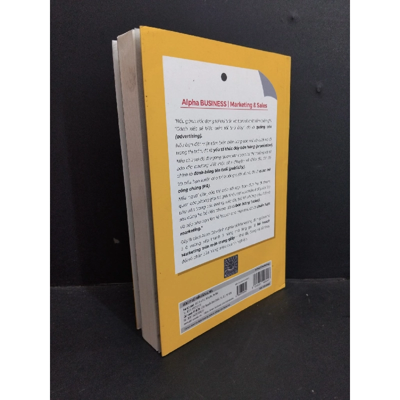 Kế hoạch marketing trên một trang giấy mới 90% ố bẩn nhẹ 2019 HCM0612 Allan Dib MARKETING KINH DOANH 918425