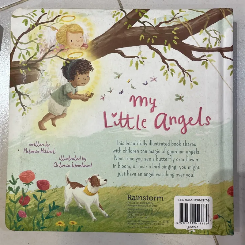 NGOẠI VĂN tiếng anh trẻ em : My Little Angels - sách bìa cứng dày - Rainstorm  1027542