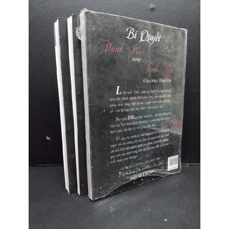 [Phiên Chợ Sách Cũ] Bộ 3 Quyển (1, 2, 3) Bí Quyết Hạnh Phúc Trong Tình Yêu Cho Mọi Thời Đại Tiến Sĩ - Bác Sĩ Ngô Thành Thanh 0702 403414