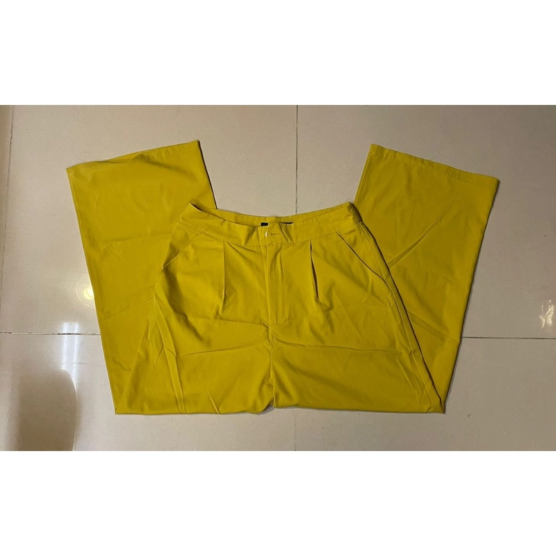 Quần tây, Zanzea, Size M, Vàng 521530