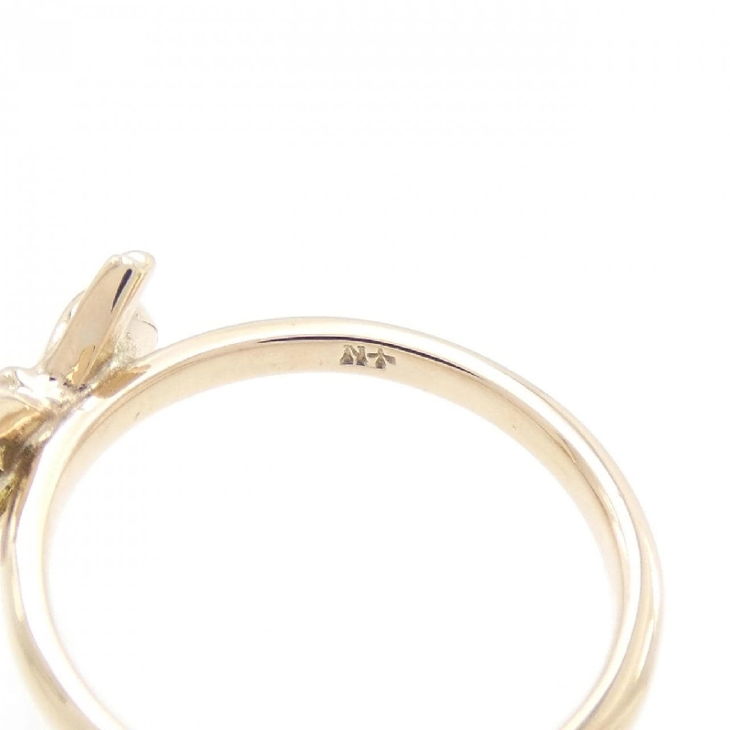 Nhẫn hồng K10PG hình ruy băng - Hàng hiệu Authentic 838550