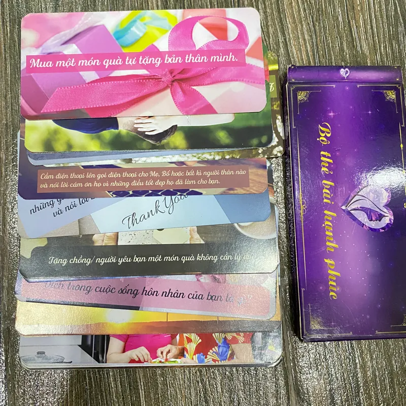 BỘ THẺ BÀI HẠNH PHÚC ***TẶNG QUÀ TUỲ CHỌN + FREESHIP 693595