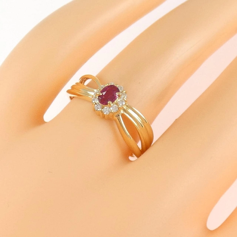 Nhẫn Ruby K18YG 0.23CT - Hàng hiệu Chính hãng 854551