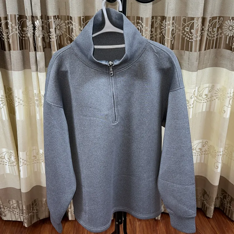 Áo sweatshirt cổ cao FRKM SCD 24SS màu xám, chất liệu cotton thoáng khí, đa năng 996575