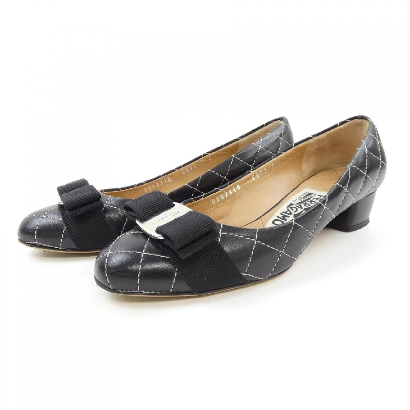 【Mã giảm giá】Giày cao gót Salvatore Ferragamo 663408